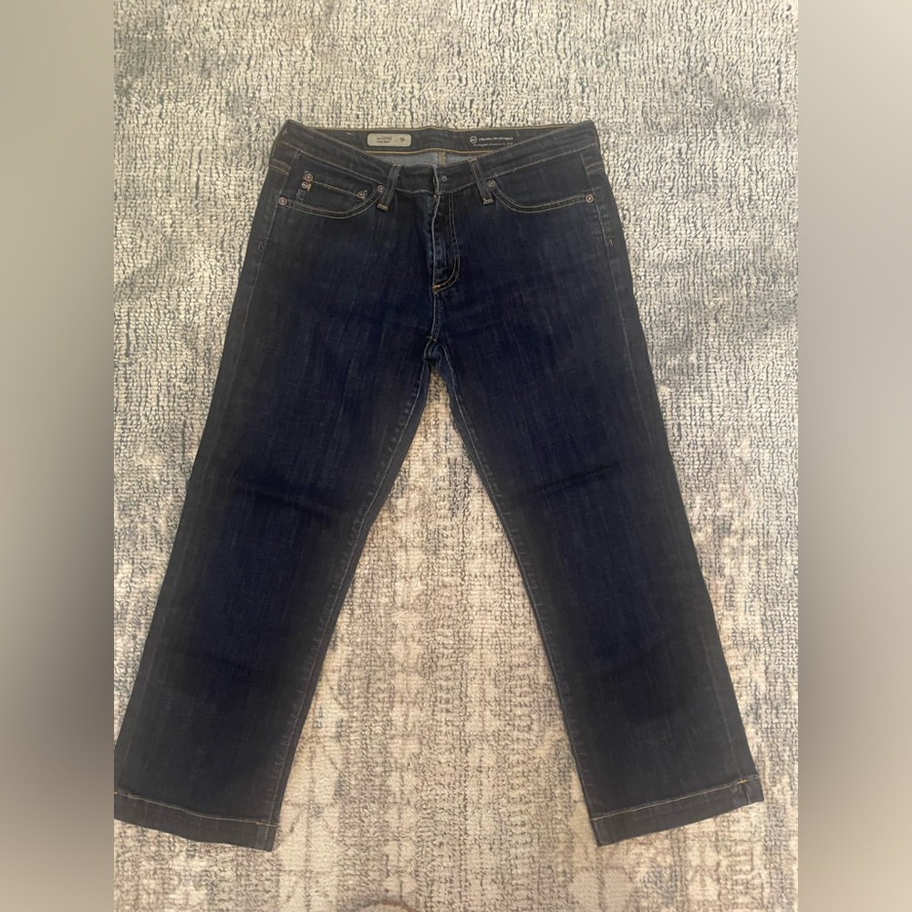 Women’s AG “the crop” crop jean in dark wash